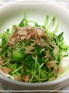 おくらと豆苗のおひたし-レシピのメイン写真