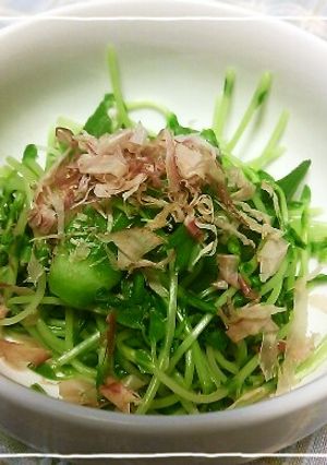 おくらと豆苗のおひたし-レシピのメイン写真