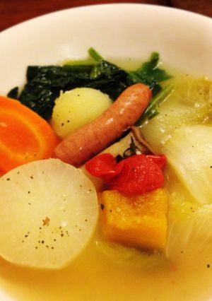 塩麹で旨味がぎゅ〜！野菜たっぷりスープ♪-レシピのメイン写真