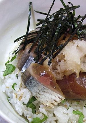 さんまのポン酢漬丼-レシピのメイン写真