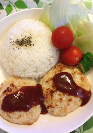 鳥肉のハンバーグ-レシピのメイン写真