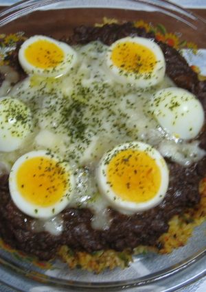 ☆ガーリックライスで☆焼きカレー-レシピのメイン写真