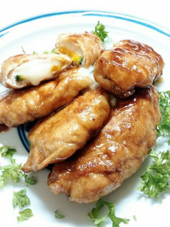 甘辛味♡かぼちゃチーズの豚肉巻き♡-レシピのメイン写真