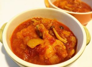 圧力鍋でとろ〜り☆手羽元のトマト煮込み-レシピのメイン写真