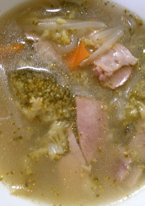 簡単 もやし ブロッコリーの 中華スープ-レシピのメイン写真