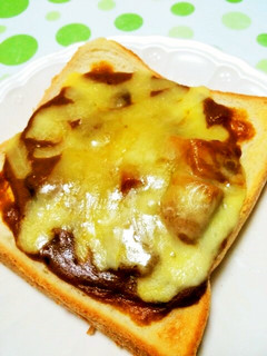簡単♡朝食にはカレートーストで♪-レシピのメイン写真