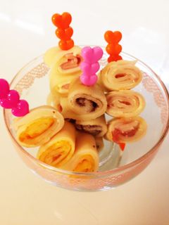 米粉でもちもち☆くるくるクレープ-レシピのメイン写真
