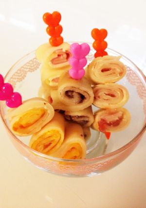 米粉でもちもち☆くるくるクレープ-レシピのメイン写真