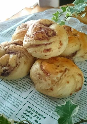 栗の渋皮煮～☆手捏ね編みパン★自分用メモ-レシピのメイン写真