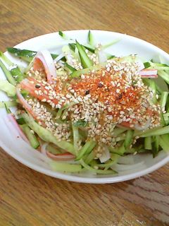 きゅうりとカニかまの和え物-レシピのメイン写真