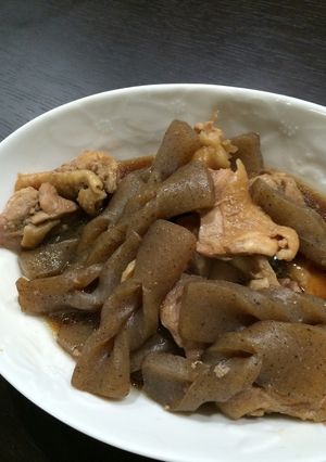 簡単20分★鶏肉と蒟蒻の煮物★-レシピのメイン写真