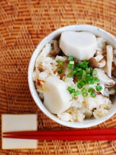 きのこと里いものご飯。-レシピのメイン写真