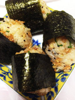 簡単朝ご飯 稲荷おにぎり-レシピのメイン写真