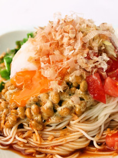 ネバネバぶっかけそうめん-レシピのメイン写真