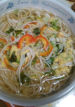 あったかホカホカお素麺-レシピのメイン写真