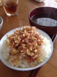 みょうがおかか和えのっけご飯-レシピのメイン写真