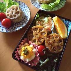 รูปของ れんこんのはさみ焼き