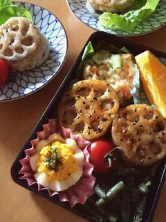 れんこんのはさみ焼き-レシピのメイン写真