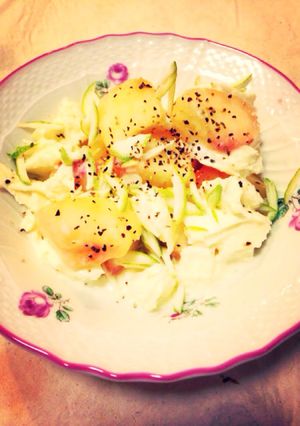 桃モッツアレラ-レシピのメイン写真