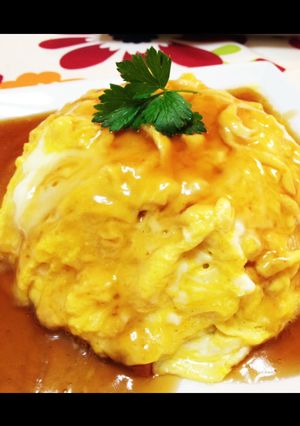 あんかけふあとろオムライス-レシピのメイン写真