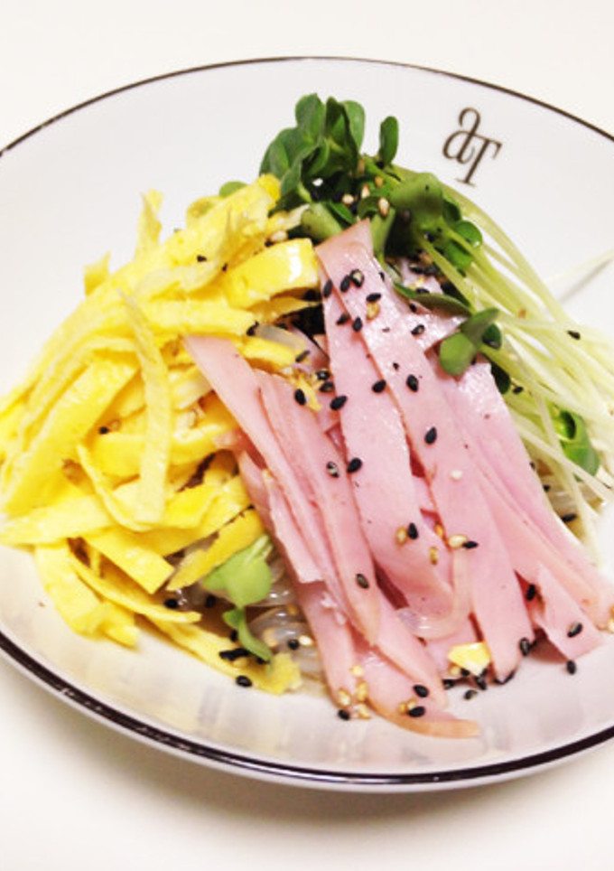 しらたきの、冷やし中華風-レシピのメイン写真