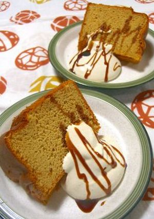ほっこり＊きな粉シフォンケーキ-レシピのメイン写真