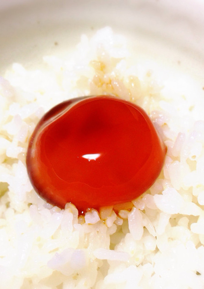 自分メモ:黄身の醤油漬け-レシピのメイン写真