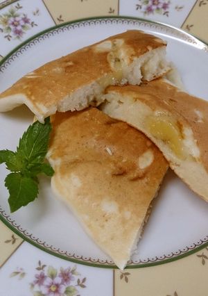 朝食におやつにフライパンでバナナケーキ-レシピのメイン写真