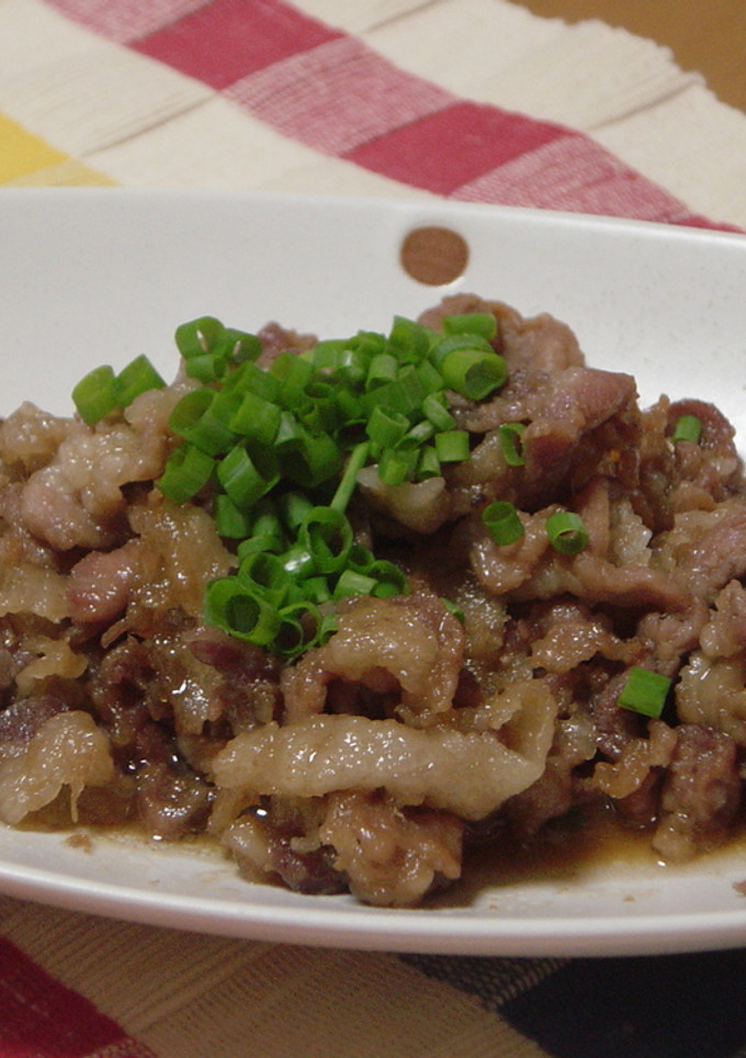 豚こま切れ肉のショウガ焼き-レシピのメイン写真