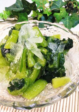 凍らせるだけ♪我が家の野沢菜漬の食べ方☆-レシピのメイン写真