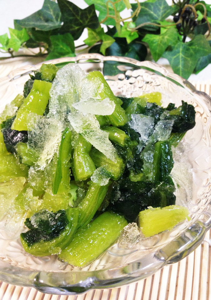 凍らせるだけ♪我が家の野沢菜漬の食べ方☆-レシピのメイン写真