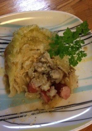 簡単トロトロキャベツ丸１個使い！ミルク煮-レシピのメイン写真