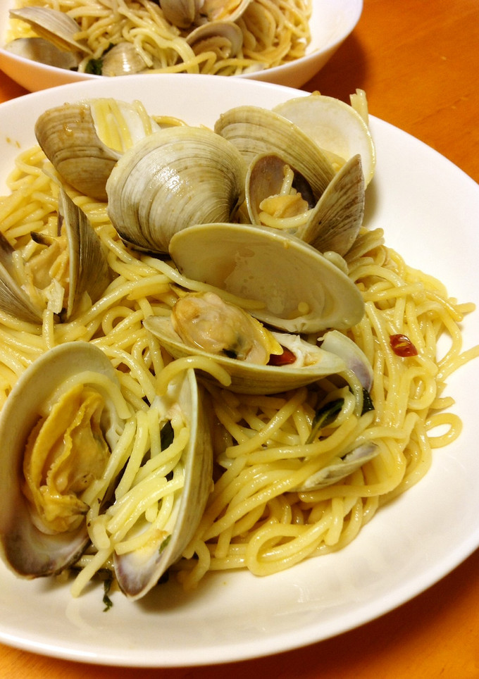 はまぐりと大葉の和風パスタ-レシピのメイン写真