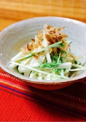 大根&水菜の梅マヨ和え-レシピのメイン写真