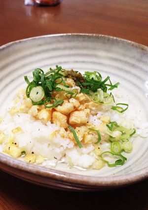 しめご飯 簡単サクサクW胡椒茶漬け-レシピのメイン写真