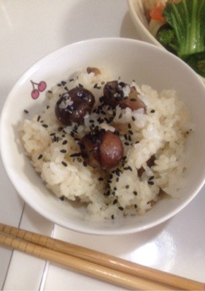 むき栗で栗ご飯-レシピのメイン写真