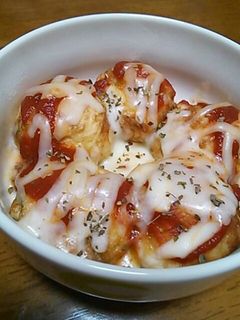 たこパにも(^_^)たこ焼きのピザ風-レシピのメイン写真