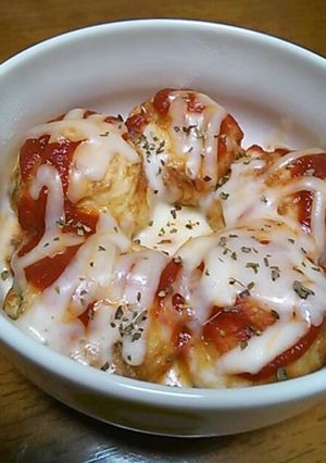 たこパにも(^_^)たこ焼きのピザ風-レシピのメイン写真