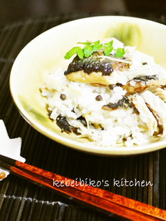 塩麹de塩焼き秋刀魚の炊込みご飯-レシピのメイン写真