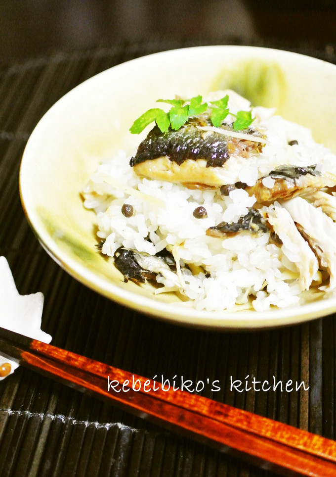 塩麹de塩焼き秋刀魚の炊込みご飯-レシピのメイン写真