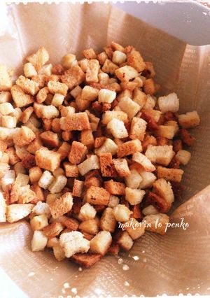 簡単♫サクサク美味しい手作りクルトン-レシピのメイン写真