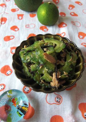 ゴーヤとツナとひじき。-レシピのメイン写真