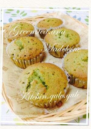 ホットケーキミックスで、抹茶マドレーヌ-レシピのメイン写真