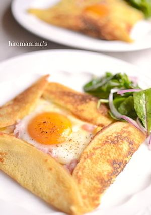 八列とうもろこし粉のガレット-レシピのメイン写真