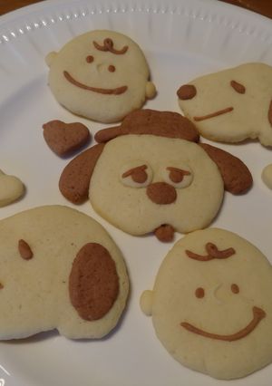 簡単！こげにくい！スヌーピークッキー-レシピのメイン写真