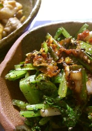 オモニ♬大根間引き菜で胡麻たっぷりナムル-レシピのメイン写真