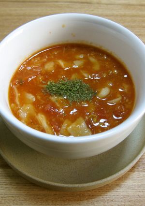 ウマ安簡単！ ぎょうざ ミネストローネ-レシピのメイン写真