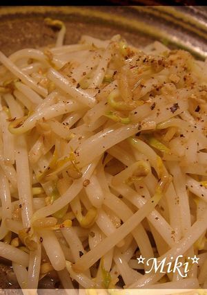 しゃきしゃき♪もやしのアンチョビ炒め-レシピのメイン写真
