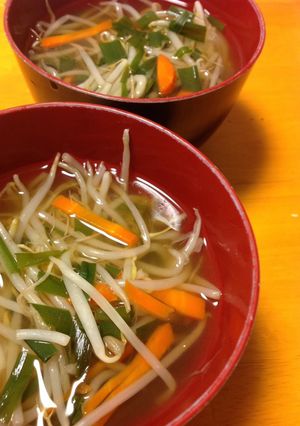 ダシダで野菜の韓国スープ-レシピのメイン写真