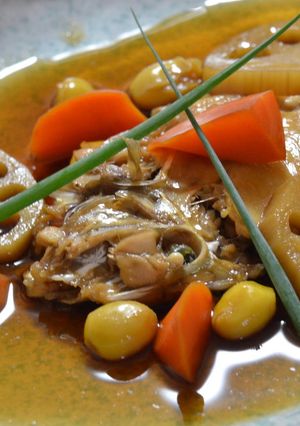 カワハギの秋煮-レシピのメイン写真